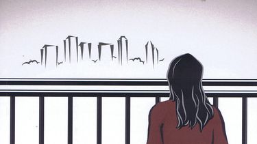 Portada del libro de poesía de la actriz Anna Silvetti, Desde el balcón de mis desvelos.