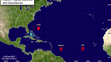 Lee, María y José disparan alertas en el Caribe y en el Atlántico.