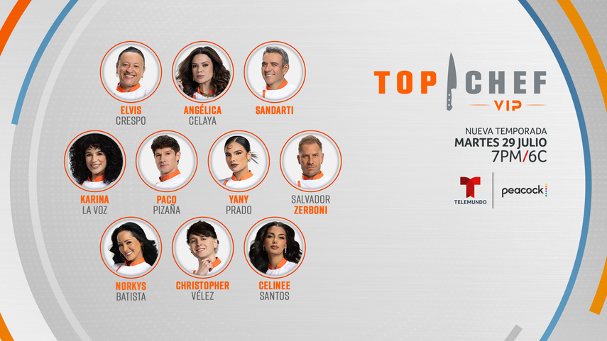 Flyer de la cuarta temporada de Top Chef VIP.&nbsp;