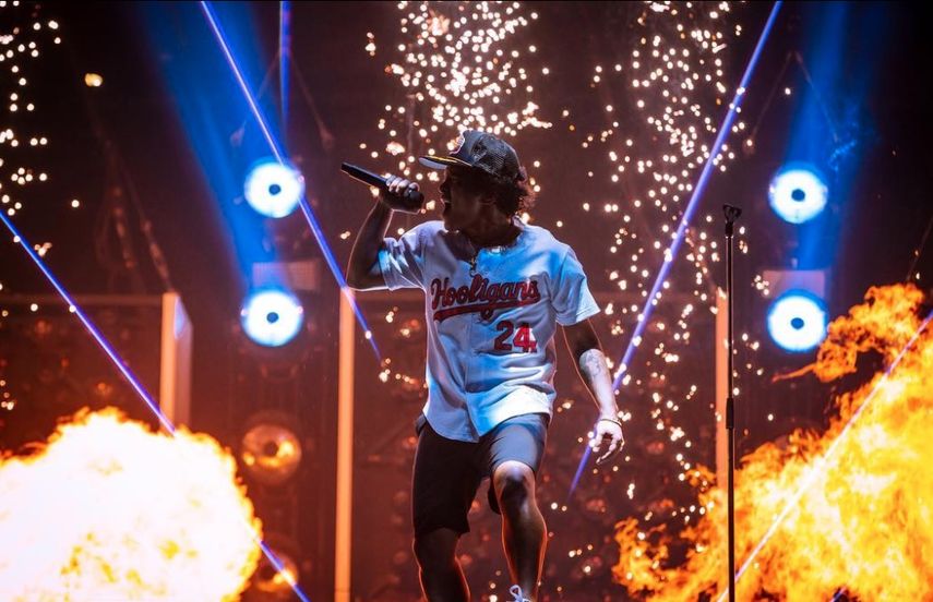 El cantante Bruno Mars.&nbsp;