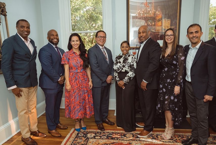 Equipo de Diageo Norteamérica junto algunos de los representantes de las organizaciones del MCRD.