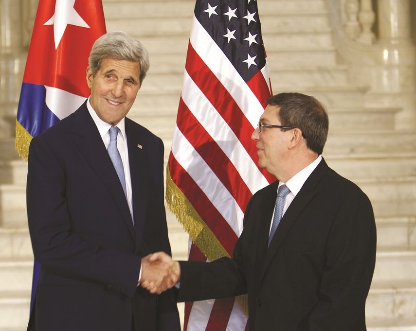 El secretario de Estado John Kerry aseguró en la mañana del viernes en La Habana que Washington seguirá insistiendo en el tema de los derechos humanos con sus homólogos cubanos. (EFE)