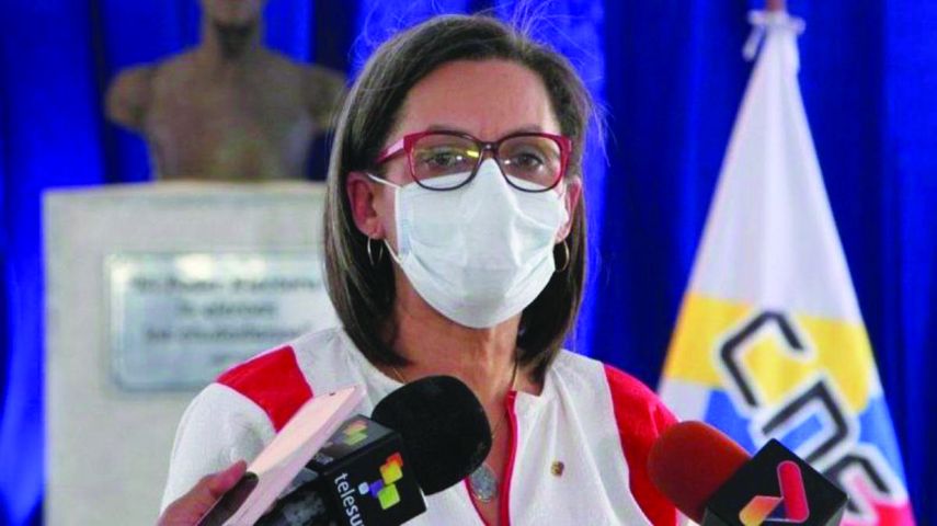 La presidenta del Consejo Nacional Electoral (CNE), Indira Alfonzo.&nbsp;