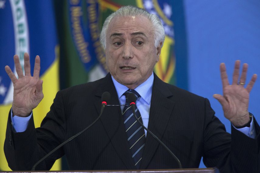 Michel Temer, presidente de Brasil&nbsp;