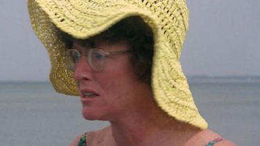 La actriz Lee Fierro en una escena de la película Jaws (Tiburón), de Steven Spielberg. 