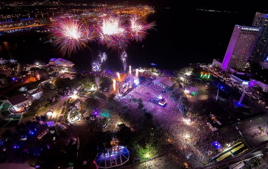 Así se vive la fiesta de la música electrónica en Miami. (CORTESÍA/@DaniMGP)