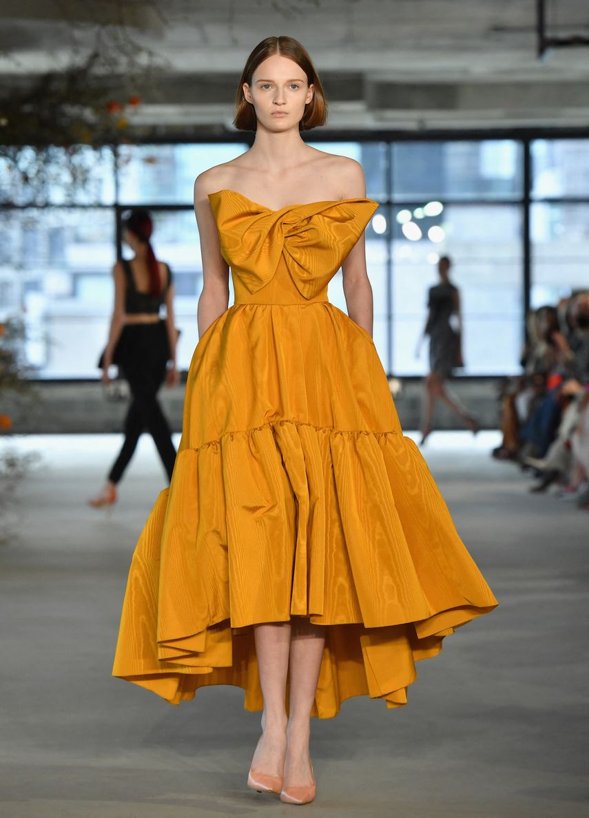 Una de las creaciones de Jason Wu en la pasarela de la Semana de la Moda de Nueva York.