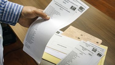 Papeletas de votación, elecciones en España.