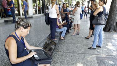 En 2016 se han instalado 135 puntos de conexión inalámbrica (WiFi) en espacios públicos en Cuba.