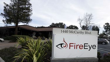 Las oficinas de la empresa de seguridad cibernética FireEye en Milpitas, California.