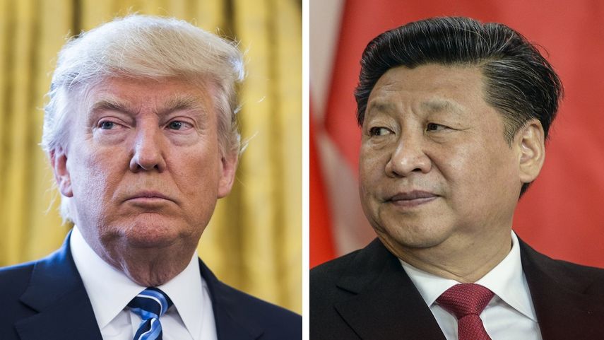 El presidente de EEUU, Donald Trump y el presidente chino, Xi Jinping.