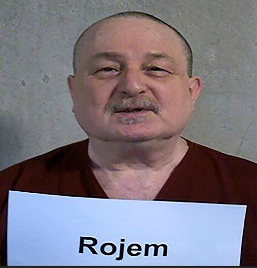 Esta fotografía proporcionada por el Departamento Correccional de Oklahoma muestra a Richard Rojem, un preso condenado a muerte en la Penitenciaría Estatal de Oklahoma, el 11 de febrero de 2023.&nbsp;
