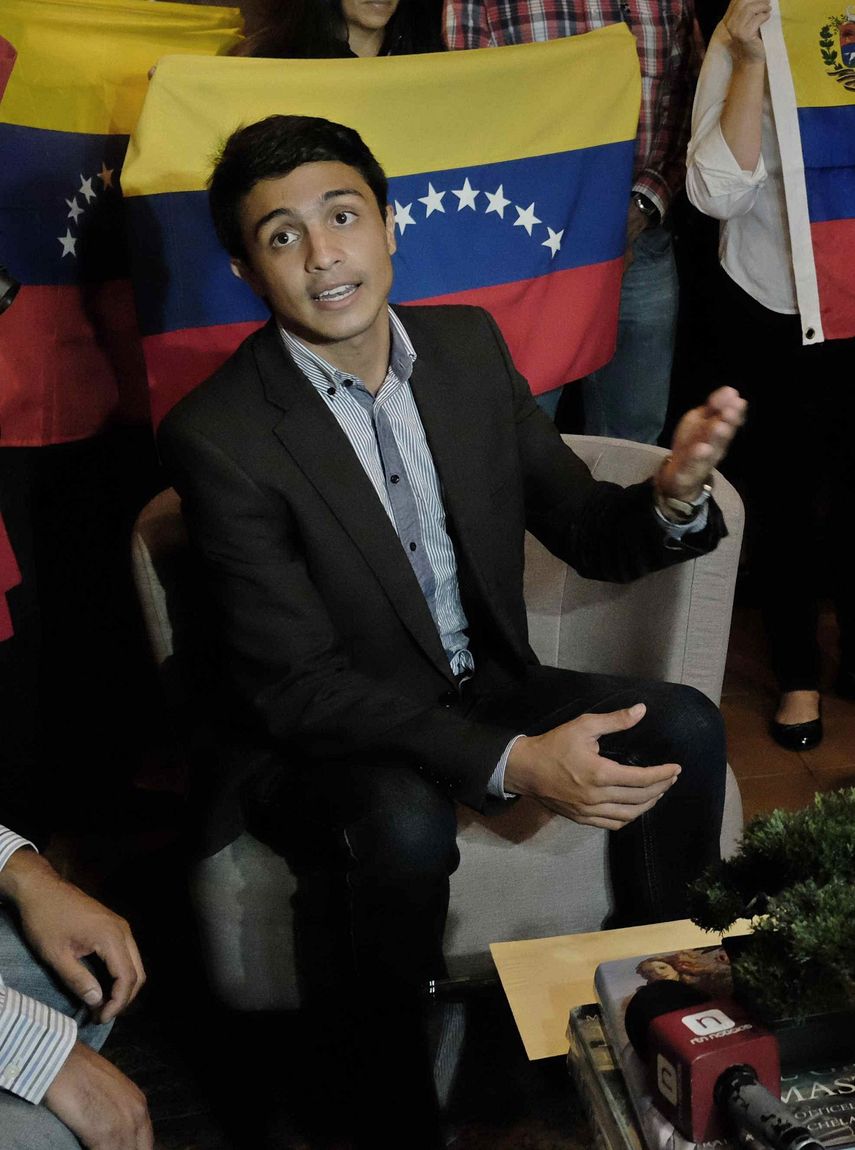 El ex preso político, Lorent Saleh.