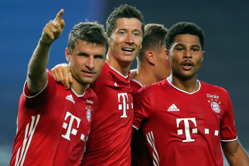 El Bayern Múnich funcionó como un reloj, con un Gnabry decisivo (18 y 33) y un Robert Lewandowski que por fin marcó en Lisboa, de cabeza en el 88.