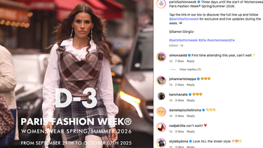 La Semana de la Moda de París se celebra del 29 de septiembre al 7 de octubre.&nbsp;