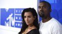 Kim Kardashian y Kanye West el 28 de agosto de 2016, a su llegada a los MTV Video Music Awards, en New York. Kim Kardashian y Kanye West el 28 de agosto de 2016, a su llegada a los MTV Video Music Awards, en New York.