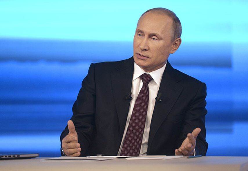 Putin envió un mensaje al pueblo del este de Ucrania que se ha alzado contra las autoridades de Kiev.(AP)