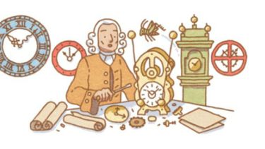 El Doodle dedicado a Jhon Harrison.&nbsp;