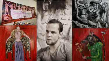 El artista visual cubano Yuniel Delgado.&nbsp;