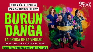 Cartel de la comedia Burundanga.&nbsp;