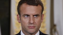 El presidente de Francia,&nbsp;Emmanuel&nbsp;Macron, durante una conferencia de prensa en el Palacio del Elíseo el lunes 19 de junio de 2017, en París, Francia.&nbsp;
