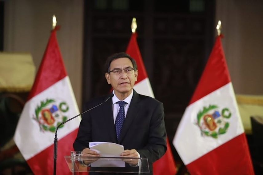 El presidente peruano, Martín Vizcarra.