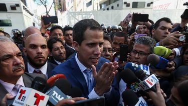 El presidente encargado de Venezuela Juan Guaidó.