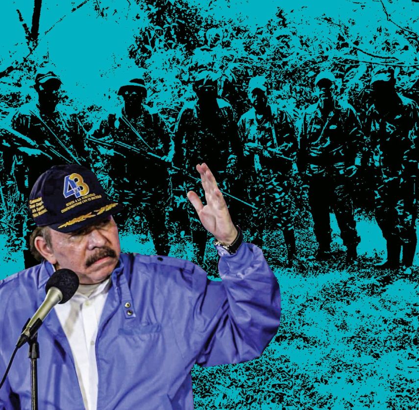 daniel ortega foto montaje