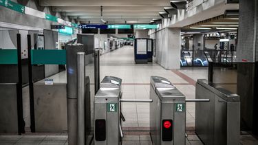 Imagen de la estaci&oacute;n del metro en Paris.