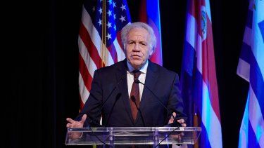 Luis Almagro, frente a la OEA, participó como invitado en el VIII Diálogo Presidencial de IDEA.