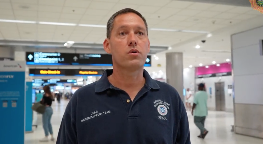 Brandon Webb jefe del Departamento de Bomberos y Rescate de Miami-Dade.&nbsp;