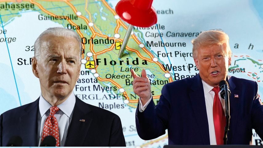 El presidente Joe Biden y el expresidente Donald Trump, candidatos a la Casa Blanca en 2024