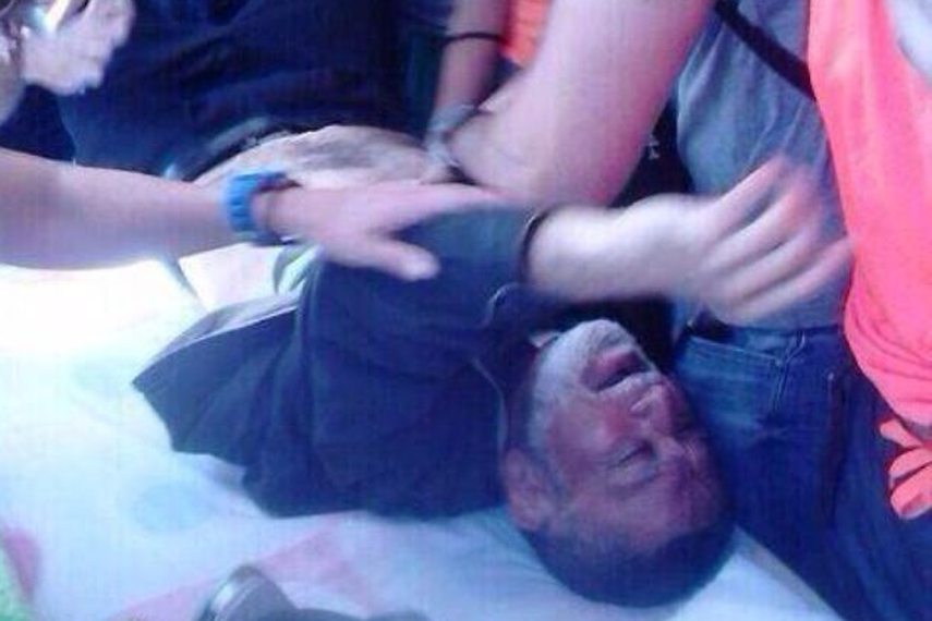 El Padre Palmar fue atendido luego de un fuerte ataque que lo dejó sin conocimiento durante varios minutos