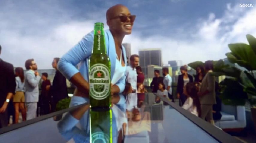 Sometimes lighter is better, anuncio de la campaña de Heineken.
