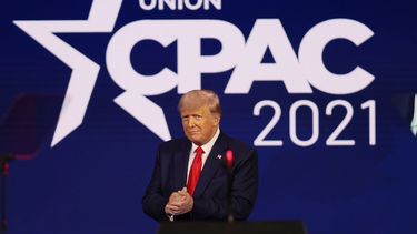 El expresidente estadounidense Donald Trump en la Conferencia de Acción Política Conservadora (CPAC)