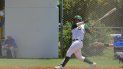 El beisbolista cubano David Muñoz en un juego en 2020. El beisbolista cubano David Muñoz en un juego en 2020.