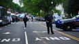 El Servicio Secreto de EEUU bloquea una calle cerca de la Casa Blanca, en Washington, DC, el 28 de abril de 2026.