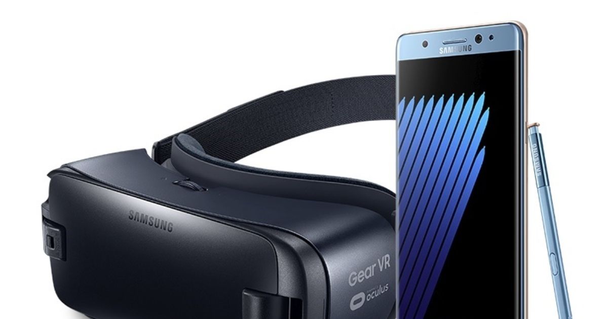 Visor de realidad online virtual samsung