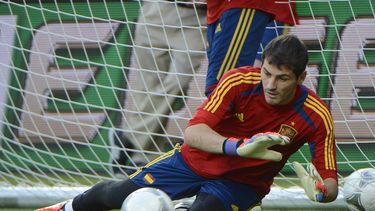 Fotograf&iacute;a del portero de la selecci&oacute;n espa&ntilde;ola Iker Casillas, el 30 de junio de 2012.