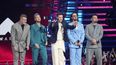 Joey Fatone, Lance Bass, Justin Timberlake, JC Chasez y Chris Kirkpatrick de NSYNC presentan el premio al mejor acto pop durante los MTV Video Music Awards el martes 12 de septiembre de 2023 en el Prudential Center en Newark, Nueva Jersey. La banda estrenó el sencillo Better Place.