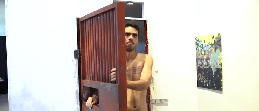 La propuesta artística esta inscrita en una exposición titulada Ángeles y demonios, que se presenta desde el pasado jueves en San Francisco y es auspiciada por la Fundación de Derechos Humanos.