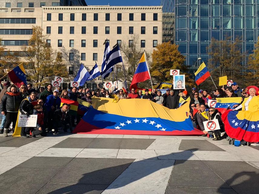 En cada rinc&oacute;n del mundo, los venezolanos no se rinden; en Washington alzaron su voz y apoyaron la lucha ciudadana constante y sostenida para sacar a Venezuela adelante.