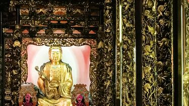 Imagen de Matsu, considerada la diosa del mar en la mitología china, que protege a los pescadores y marineros.&nbsp;