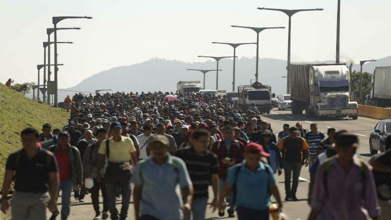 Migrantes Centroamericanos Cambian De Ruta En Su Marcha Por El Sur De Mexico