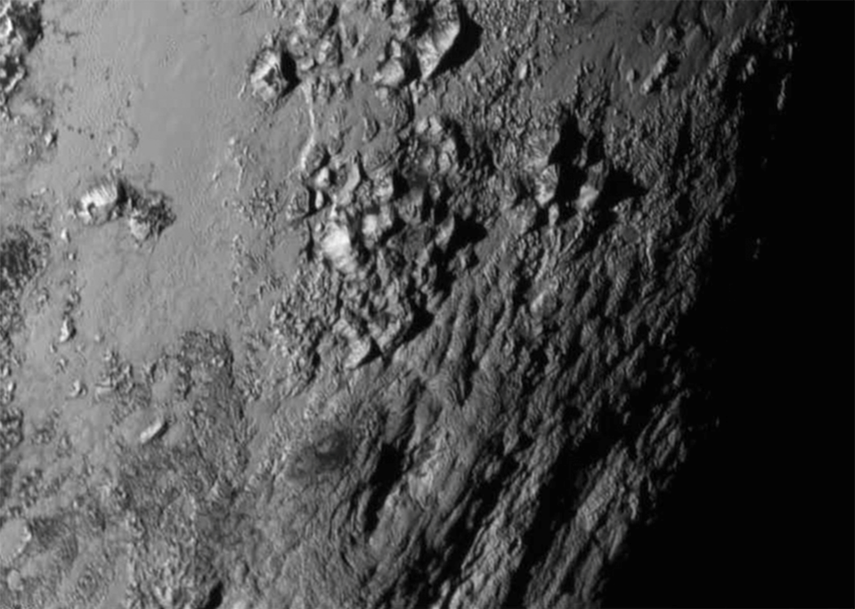 Imágen de Plutón tomada por  New Horizons. (CORTESÍA)