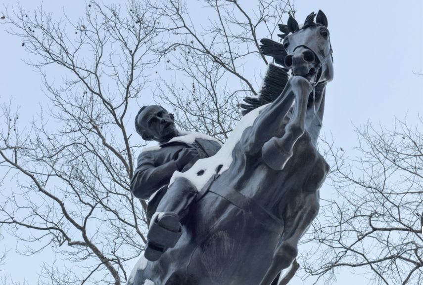 Estatua de Jose Marti en Central Park, New York.&nbsp;