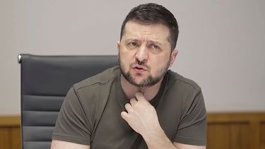 El presidente de Ucrania Volodímir Zelenski.