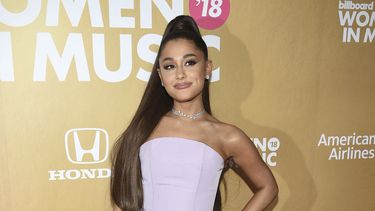 En esta foto del 6 de diciembre de 2018, Ariana Grande asiste al evento anual Mujeres en la Música de Billboard en Nueva York. 