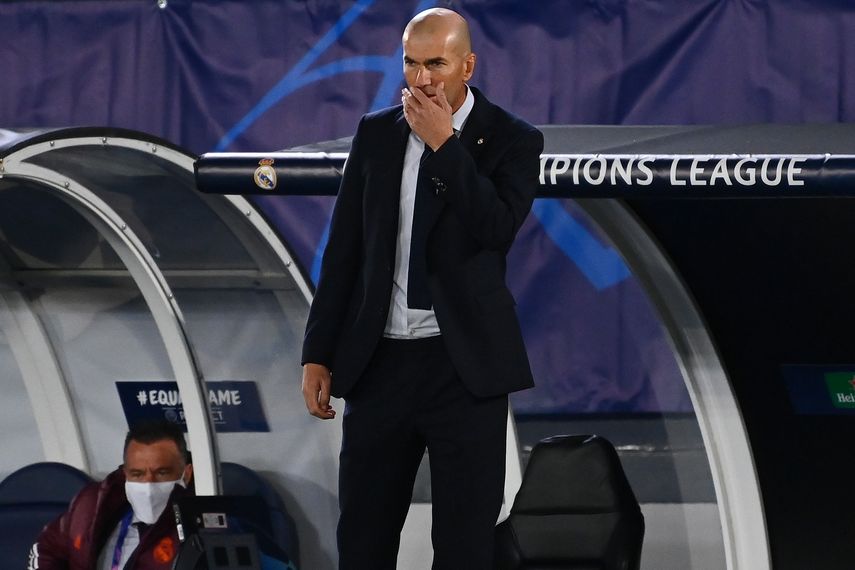 Zinedine Zidane- entrenador del Real Madrid