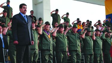 La Fuerza Armada venezolana es el principal sostén del debilitado régimen de Nicolás Maduro.